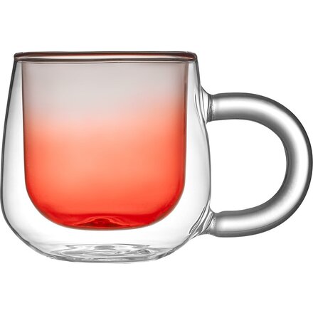 Кружка с двойными стенками "Fog", красный