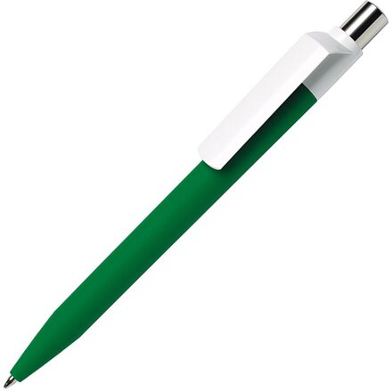 Ручка шариковая автоматическая "Dot GOM CB CR" софт-тач, зеленый