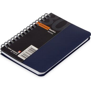 Бизнес - блокнот А6 (99 х 139 мм.) "Офис-Лайн" 80 л., синий