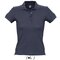 Рубашка-поло женская "People" 210, XXL, темно-синий