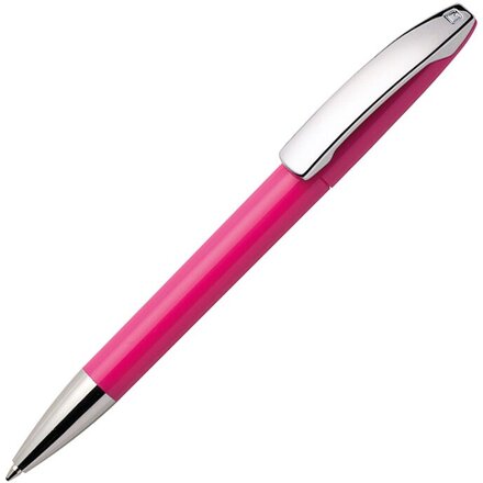 Ручка шариковая автоматическая "View C CR" розовый/серебристый