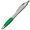 Ручка шариковая автоматическая "St.Peterburg" серебристый/зеленый