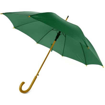 Зонт-трость "Радуга" зеленый
