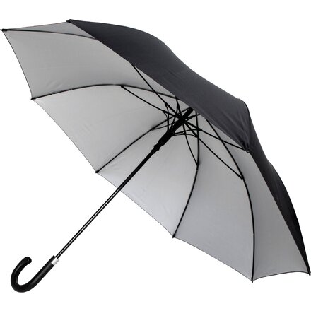 Зонт-трость "GP-68-8120" черный/серый