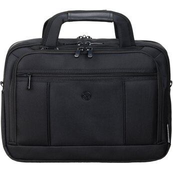 Портфель TORBER VOYAGE для ноутбука 14-16'', черный, баллистический нейлон, 41 x 12 x 30 см, 11 л