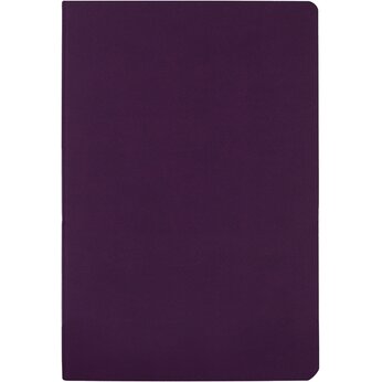 Бизнес тетрадь А5 "Megapolis flex" 60 л. soft touch клетка, фиолетовый, размер A5