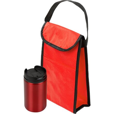 Подарочный набор: Сумка-холодильник "Reviver", кружка термическая "Jar"