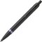 Ручка шариковая автоматическая "IM Vibrant Rings K315 Amethyst Purple PVD" черный/фиолетовый