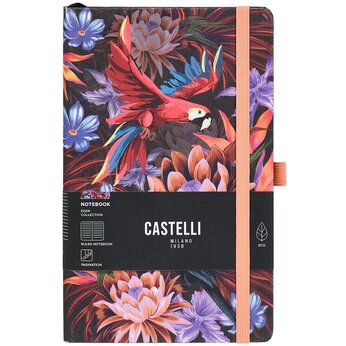 Блокнот "Eden wild garden" А5, разноцветный/оранжевый