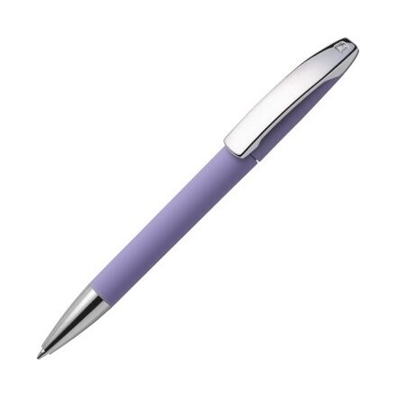 Ручка шариковая автоматическая "View GOM C CR" светло-фиолетовый/серебристый