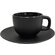 Чашка с блюдцем "Frozen" черный