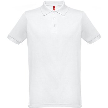 Рубашка-поло мужская "Berlin" 200, 3XL, белый