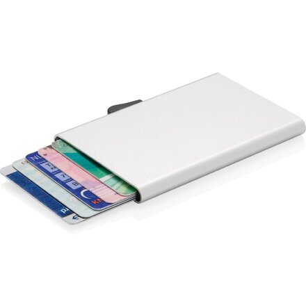 Футляр для кредитных карт "C-Secure" серебристый