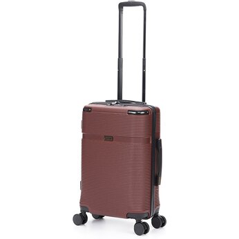 Чемодан TORBER Onego, бордовый, ABS-пластик, 59,5 х 39,5 х 24 см, 46 л, размер S