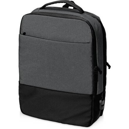 Рюкзак для ноутбука 15,6" "Slender" темно-серый Cool Gray 11 C/черный
