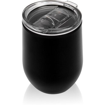 Кружка термическая "Pot" черный/прозрачный