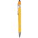 Ручка шариковая автоматическая "Sway" желтый/серебристый