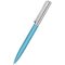 Ручка шариковая автоматическая "Bright Gum" софт-тач, светло-голубой/серебристый
