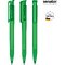 Ручка шариковая автоматическая "Super Hit Frosted" прозрачный/зеленый