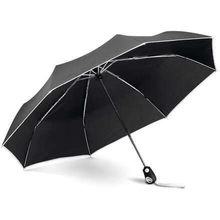 Зонт складной "99150" черный/белый