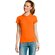 Рубашка-поло женская "Passion" 170, L, оранжевый
