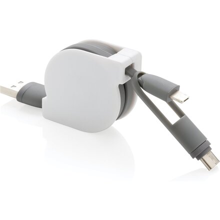Кабель USB для зарядки устройств "P302.223" белый