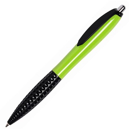 Ручка шариковая автоматическая "Jump" зеленое яблоко/черный