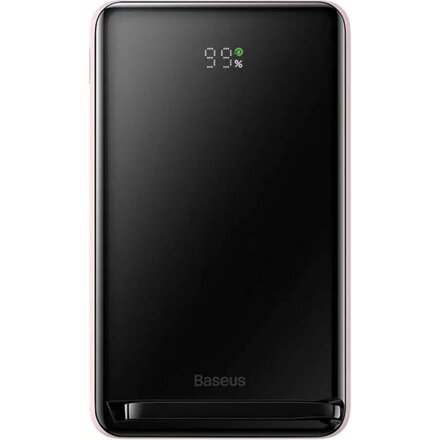 Зарядное устройство Power Bank "Magnetic Bracket Wireless Fast Charge" 10000 мАч, розовый