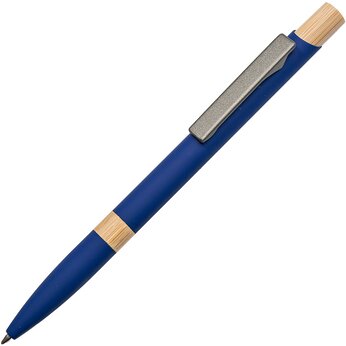 Ручка шариковая "FRESCO", синий/серый