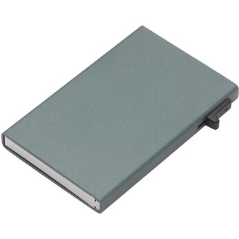 Картхолдер "Florence" с RFID- защитой из алюминия, цвет оружейной стали