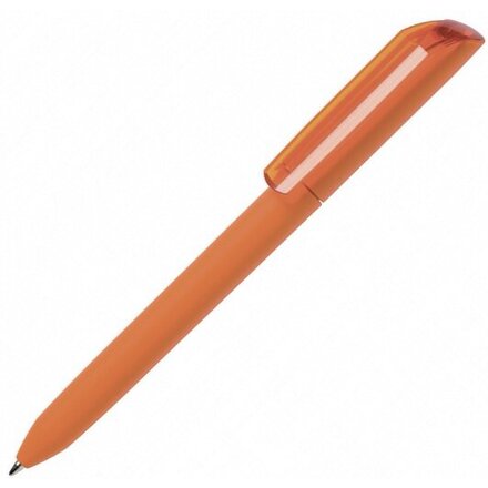 Ручка шариковая автоматическая "Flow Pure GOM 30" софт-тач, оранжевый