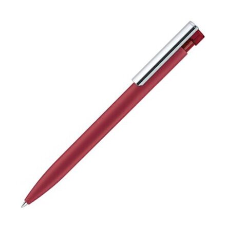 Ручка шариковая автоматическая "Liberty Soft Touch MC" темно-красный
