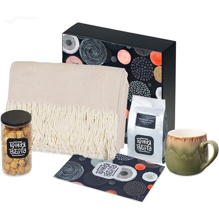 Подарочный набор «Re:y. Haven»  с пледом, кружкой и чаем