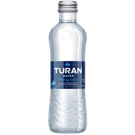 Вода питьевая "Тuran" газированная, 0,25 л.