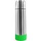Термос "Picnic Silver To Go" с манжетой, серебристый/зеленый