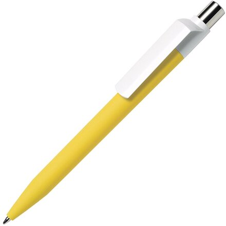 Ручка шариковая автоматическая "Dot GOM CB CR" софт-тач, желтый