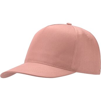 Бейсболка "Poly" 5-ти панельная 120гр, лососевый, размер 56