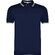 Рубашка-поло мужская "Montreal" 230, M, темно-синий/белый