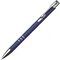 Ручка шариковая автоматическая "New Jersey" софт-тач, синий/серебристый