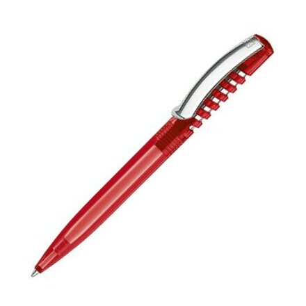 Ручка шариковый автоматический "New Spring Clear MC" красный