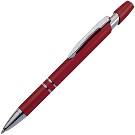 Ручка шариковая автоматическая "Epping" красный/серебристый