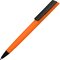 Ручка шариковая автоматическая "Taper" оранжевый/черный
