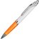 Ручка шариковая автоматическая "Призма" белый/оранжевый