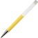 Ручка шариковая автоматическая "Flow T-GOM CB CR" софт-тач, желтый/белый/серебристый