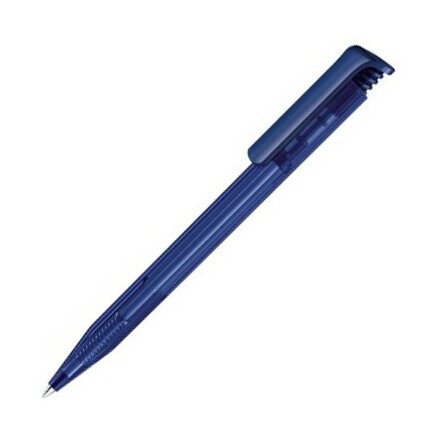 Ручка шариковая автоматическая "Super Hit Clear" темно-синий