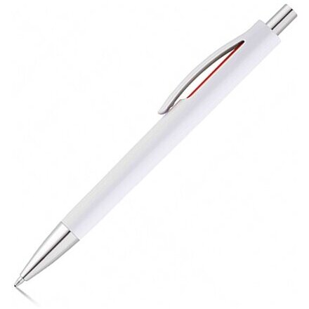 Ручка шариковая автоматическая "Straced" белый/красный