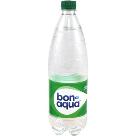 Вода питьевая "Bonaqua" среднегазированная 1 л.