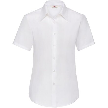 Рубашка женская "Short Sleeve Oxford Shirt Lady-Fit" 130, L, белый