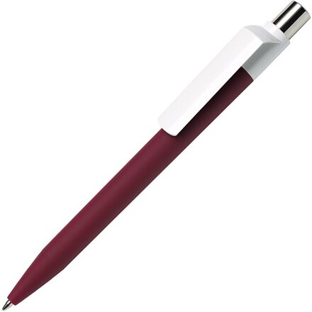 Ручка шариковая автоматическая "Dot GOM CB CR" софт-тач, бордовый
