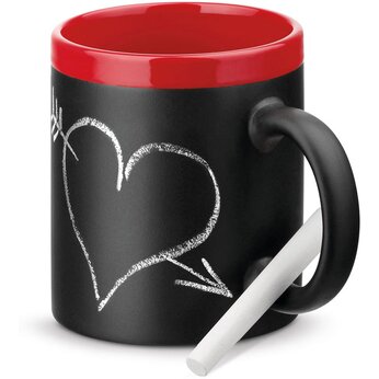 CHALKIE. Керамическая кружка 350мл, Красный